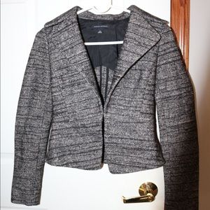 Banana republic black and grey blazer